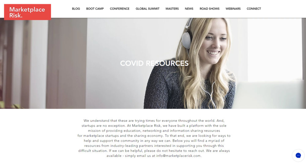 Marketplace Risks's Covid Resources